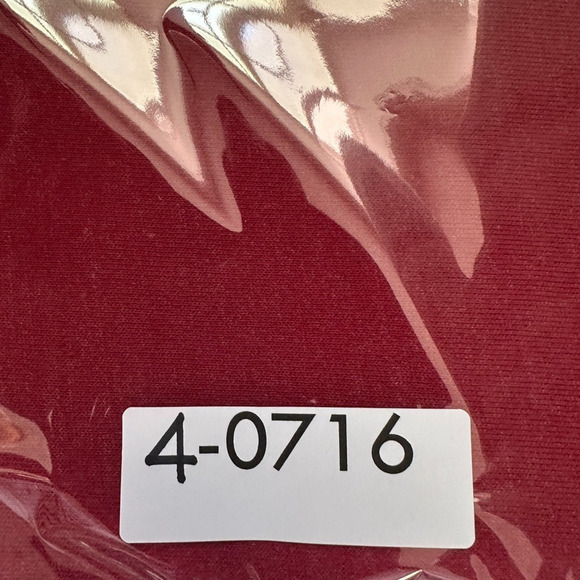 NWT Billabong Fleece Lined Jogger Pants Small Burgundy Drawstring Coastal Preppy - Picture 9 of 9